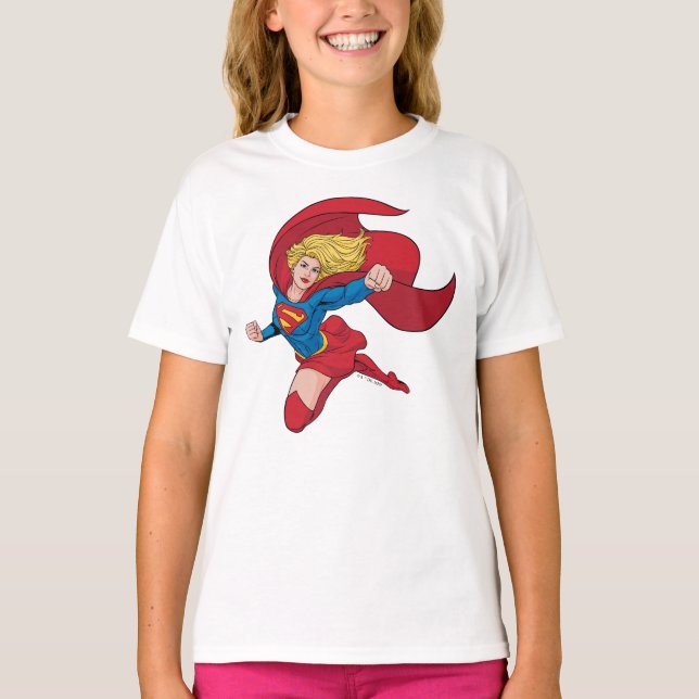 Camiseta Adorable Supergirl Stance (Anverso)