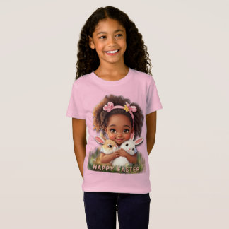 Camiseta Adorable Toddler With Easter Bunnies