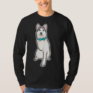 Camiseta Adorable Tripod Husky Con Tres Piernas Llamado Moc