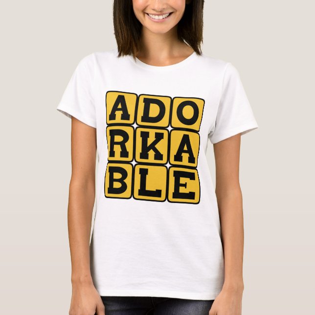Camiseta Adorable y torpe (Anverso)