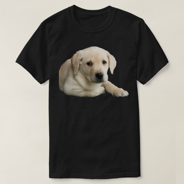 Camiseta Adorable Yellow Lab Puppy (Diseño del anverso)