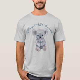 Camiseta Adorables abrazos y corazón de Koala
