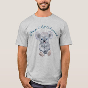 Camiseta Adorables abrazos y corazón de Koala