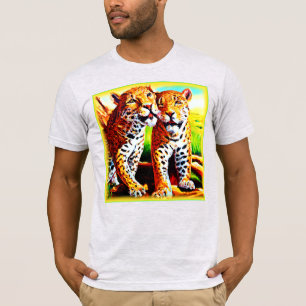 Camiseta Adorables cachorros de jaguar en la jungla. ¡Hazte