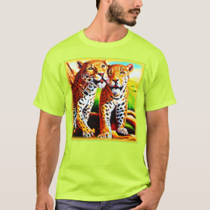Camiseta Adorables cachorros de jaguar en la jungla. ¡Hazte