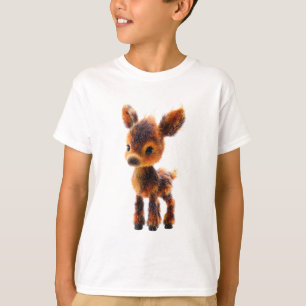 Camiseta Adorables Crias de Ciervo Manchadas del Bosque