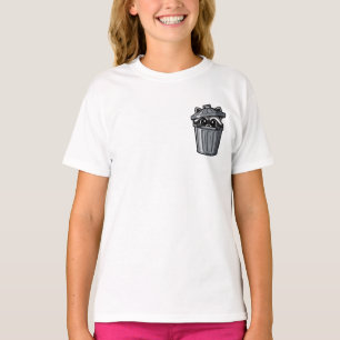 Camiseta Adorables crías de mapache basura