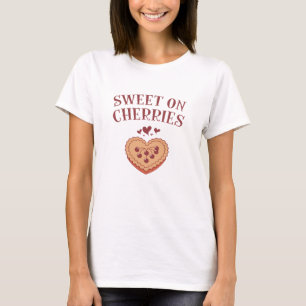 Camiseta Adorables diseños con temática de cerezo para fans