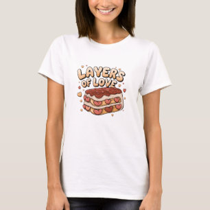 Camiseta Adorables gráficos de Tiramisu para los amantes de