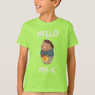 Camiseta Adorables Kids Hello Pre-K Hedgehog T-Shirt