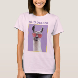 Camiseta Adorables Llama Love Cute Hug Dealer T-Shirt
