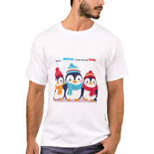 Adorables Pingüinos de Invierno Amamos el Invierno