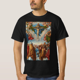 Camiseta Adoración de la Trinidad detalle de Albrecht Durer