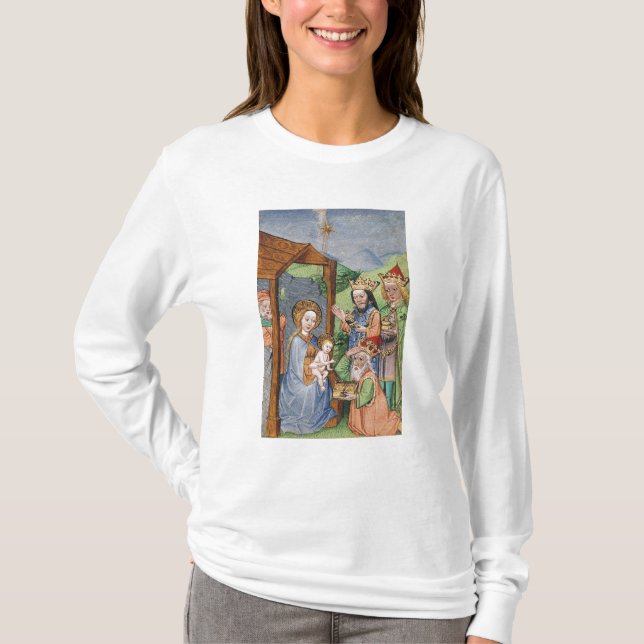 Camiseta Adoración de unos de los reyes magos (Anverso)