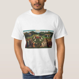 Camiseta Adoración del Cordero Místico de Jan van Eyck Arte
