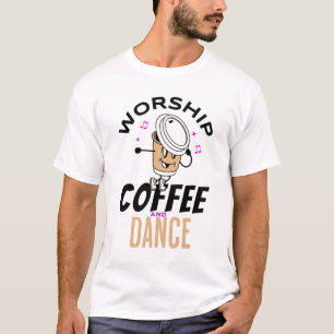 Camiseta Adorar Café y Baile