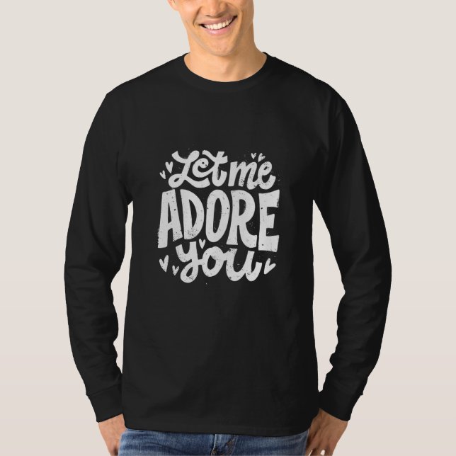 Camiseta Adore Feeling Couple Love Relationship (Anverso)