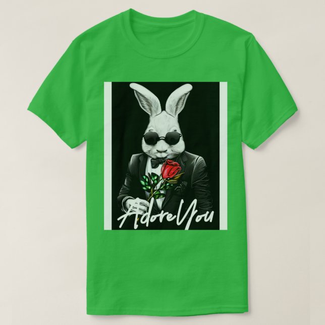Camiseta Adore usted (Diseño del anverso)