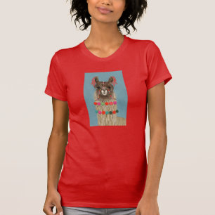 Camiseta Adored Llama - Brown