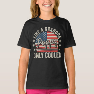 Camiseta Adormidera como un abuelo, solo Chica de bandera e