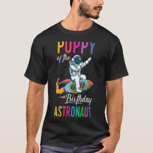 Camiseta Adormidera Del Astronauta De Cumpleaños Espacio Fi