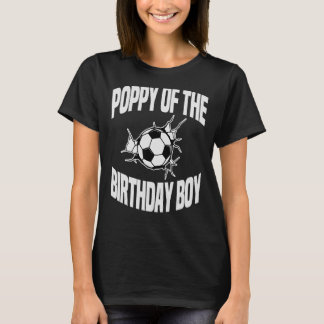 Camiseta Adormidera Del Equipo Bday Ball De Fútbol Bday Pa