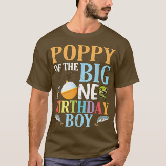Camiseta Adormidera Del Gran Nieto Pescador De Un Cumpleaño