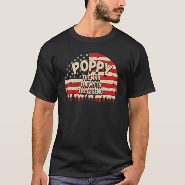 Camiseta Adorna Al Hombre El Mito De La Leyenda Hombres Usa (Anverso)