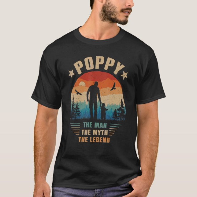 Camiseta Adorna El Hombre El Mito De La Leyenda Hombres Ret (Anverso)