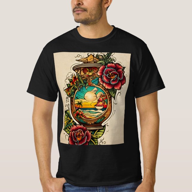 Camiseta "Adorna tu estilo con el encanto de la naturaleza: (Anverso)
