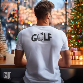 Camiseta Adorno de Golf Navideño Clásico