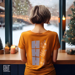 Camiseta Adorno de Navidad Ho Ho Ho Clásico