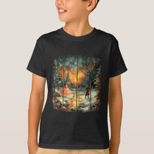 Camiseta Adorno Navideño Cascanueces Globo de Nieve Antiguo