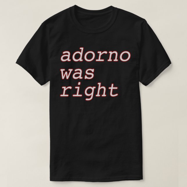 Camiseta Adorno Tenía Razón (Diseño del anverso)