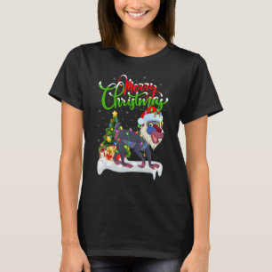 Camiseta Adornos de Navidad de Babuino Santa Babuino Navida