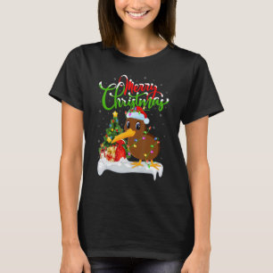 Camiseta Adornos de pájaro kiwi de Navidad Santa Pájaro kiw