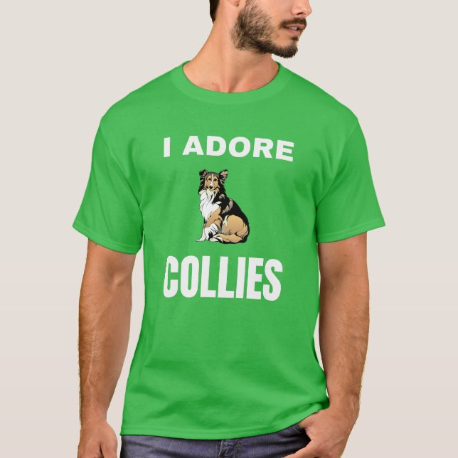 Camiseta Adoro a Collies (Anverso)