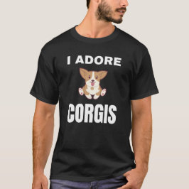 Camiseta Adoro a Corgis