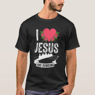 Camiseta Adoro A Jesús Y A Los Ventiladores Del Bote De Fil