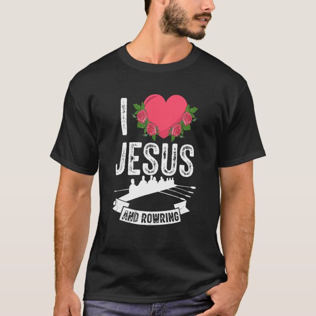 Camiseta Adoro A Jesús Y A Los Ventiladores Del Bote De Fil (Anverso)