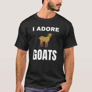Camiseta Adoro a las cabras