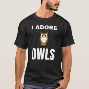 Camiseta Adoro a los búhos