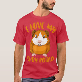 Camiseta Adoro a los dueños de cerdo de Guinea
