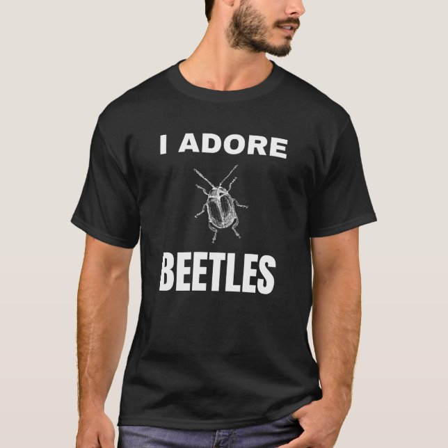 Camiseta Adoro a los escarabajos (Anverso)