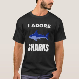 Camiseta Adoro a los tiburones