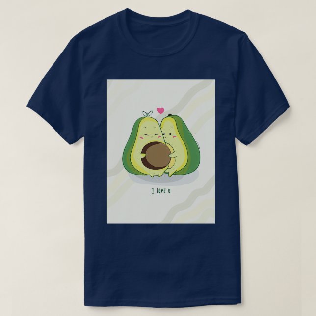 Camiseta Adoro aguacate 21 (Diseño del anverso)