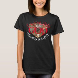 CAMISETA ADORO AL DIOS DEL BOLONEY DE LÍBANO