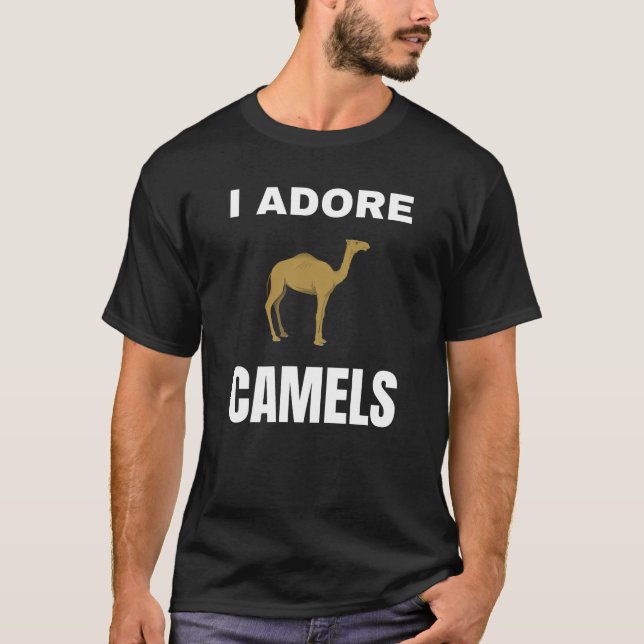Camiseta Adoro los camellos (Anverso)