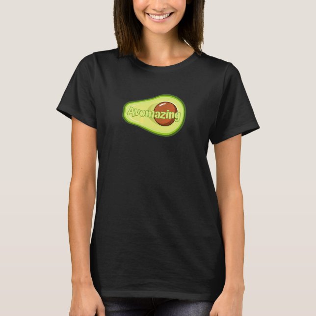 Camiseta Adquirir Avomazing Vegetarian Healthy Food Av (Anverso)