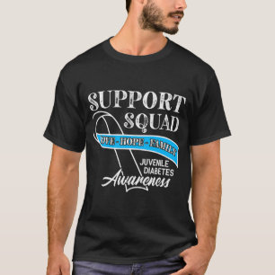 Camiseta Adquirir conciencia sobre la diabetes de tipo 1 en